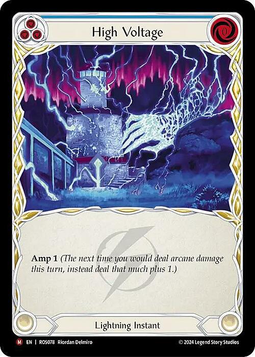 High Voltage Card Front