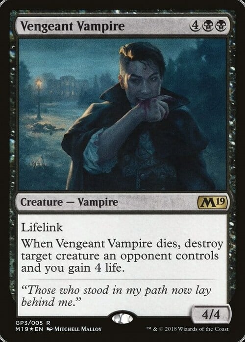 Vengeant Vampire Card Front