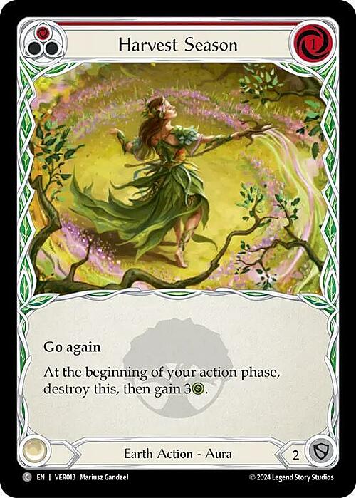 Harvest Season (Red) Card Front