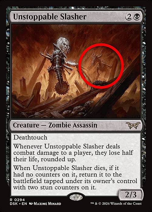 Unstoppable Slasher Card Front
