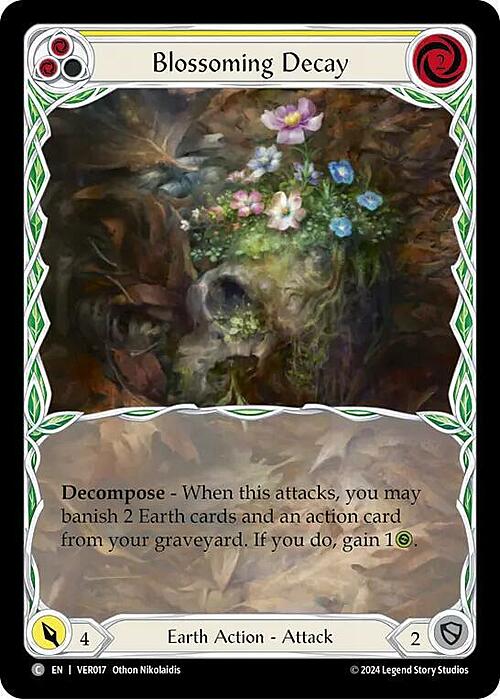 Blossoming Decay (Yellow) Card Front