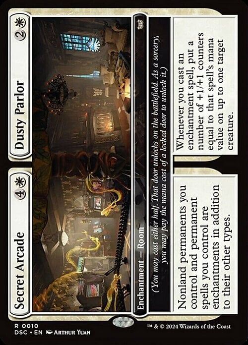 Secret Arcade // Dusty Parlor Card Front