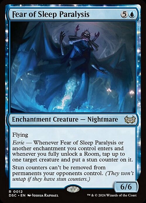 Fear of Sleep Paralysis Card Front