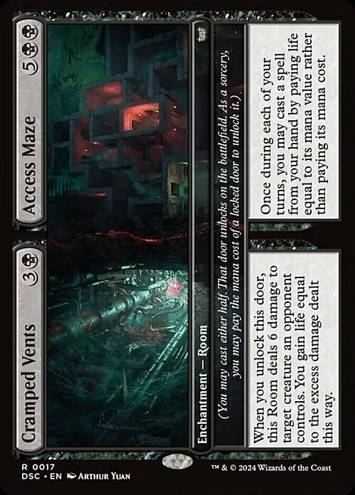 Cramped Vents // Access Maze Card Front