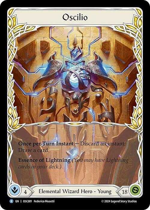 Oscilio Card Front