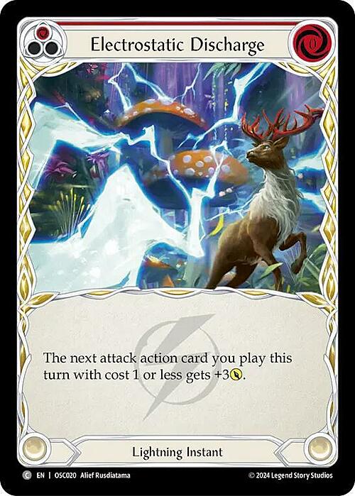 Electrostatic Discharge - Red Card Front