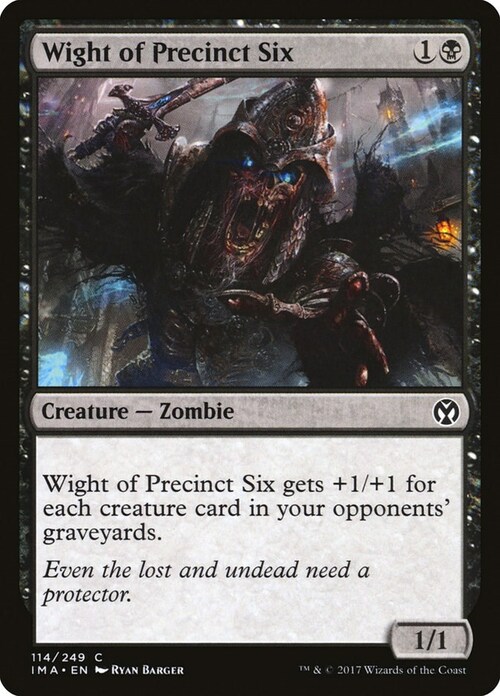Wight of Precinct Six Card Front
