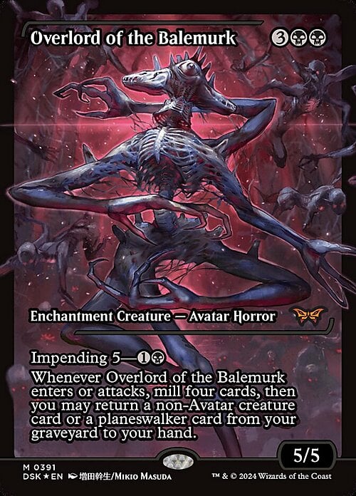 Overlord of the Balemurk Card Front