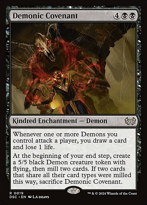 Demonic Covenant Card Front