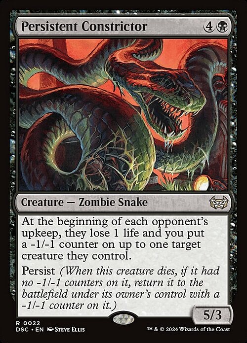 Persistent Constrictor Card Front