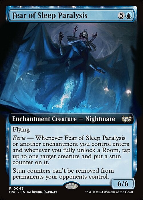 Fear of Sleep Paralysis Card Front