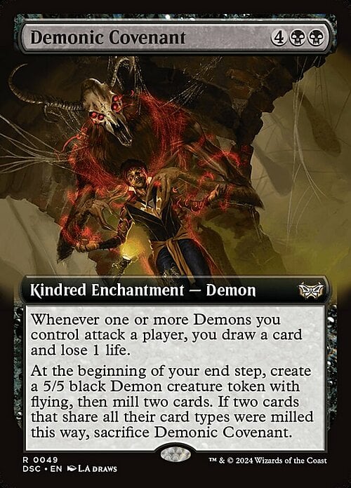 Demonic Covenant Card Front