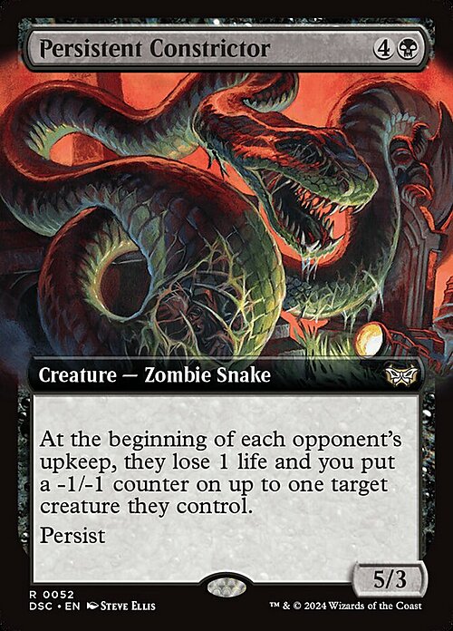 Persistent Constrictor Card Front