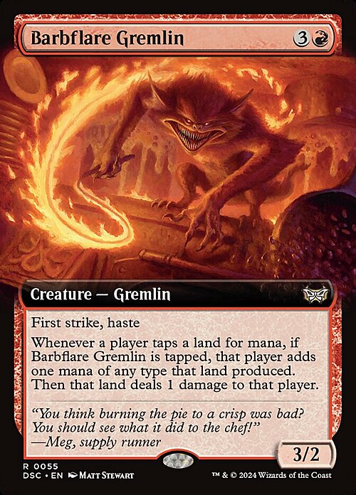 Barbflare Gremlin Card Front