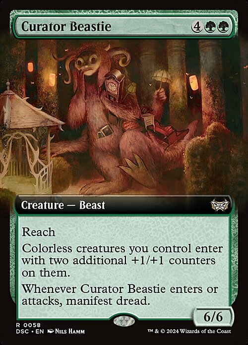 Curator Beastie Card Front