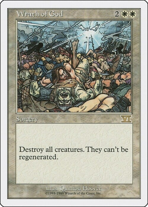 Wrath of God Card Front