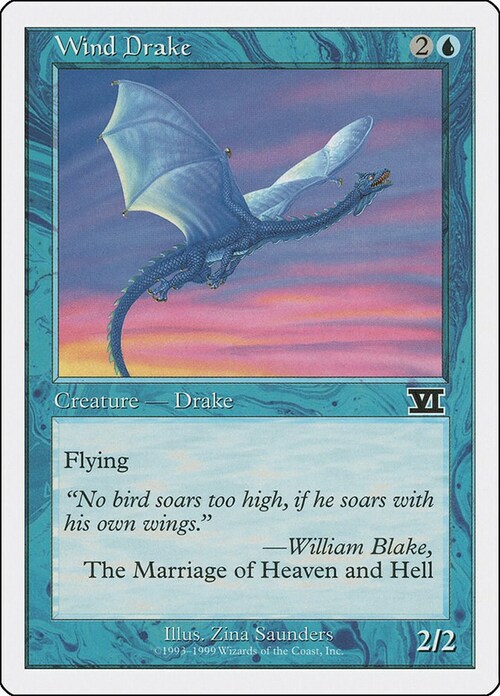 Wind Drake Card Front