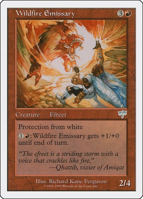 Wildfire Emissary Card Front