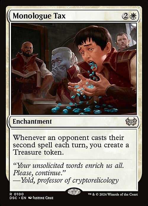 Monologue Tax Card Front