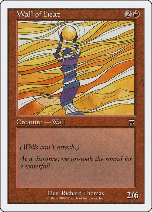 Wall of Heat Card Front