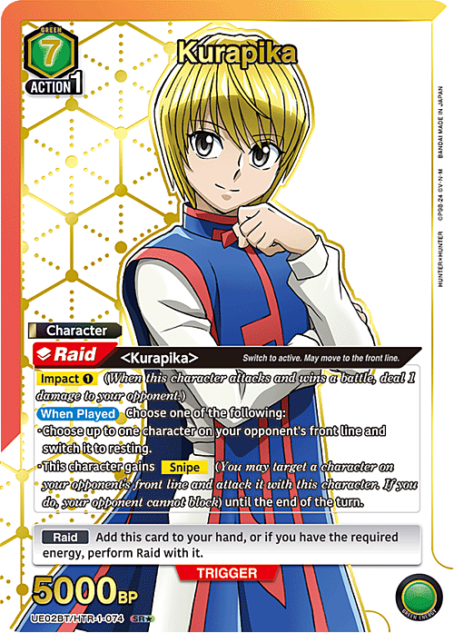 Kurapika Card Front