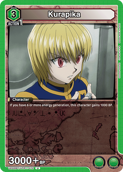 Kurapika Card Front