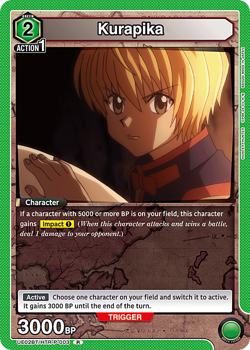 Kurapika Card Front