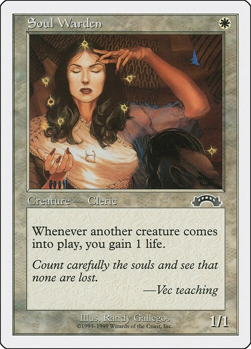 Soul Warden Card Front
