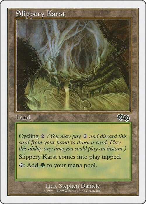Slippery Karst Card Front