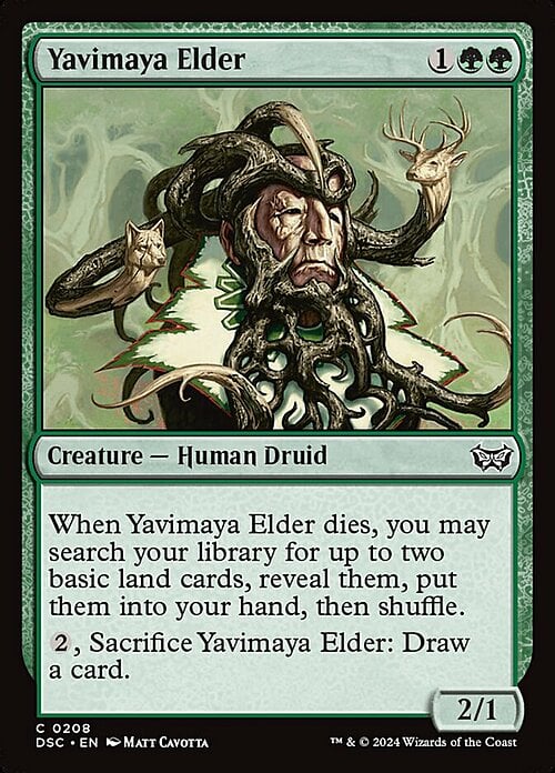 Yavimaya Elder Card Front