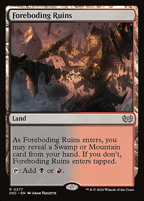 Foreboding Ruins Card Front