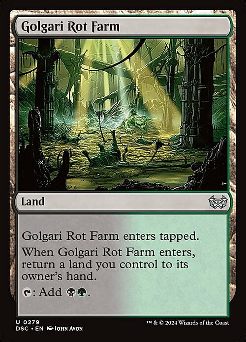 Golgari Rot Farm Card Front