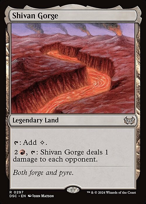 Shivan Gorge Card Front