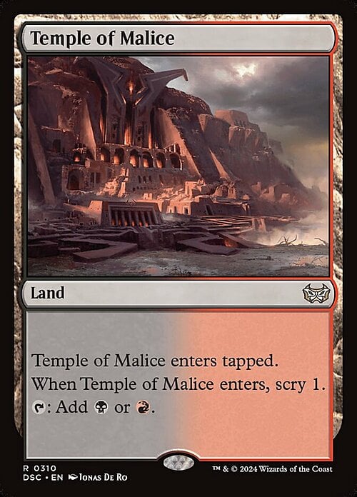 Temple of Malice Card Front