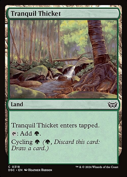 Tranquil Thicket Card Front