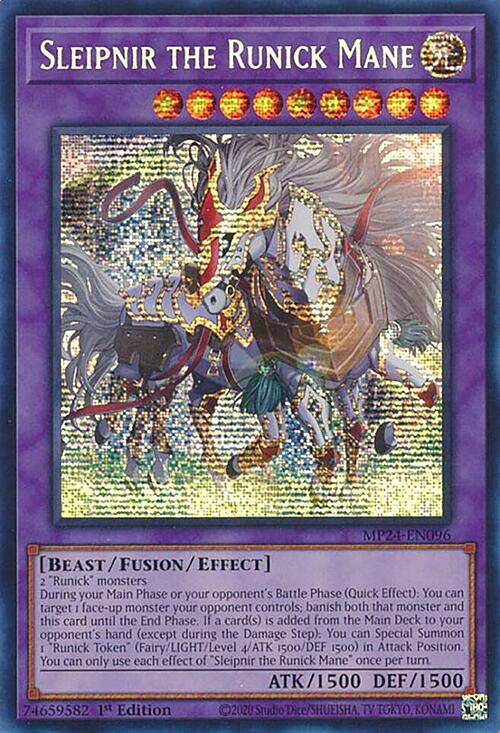 Sleipnir the Runick Mane Card Front