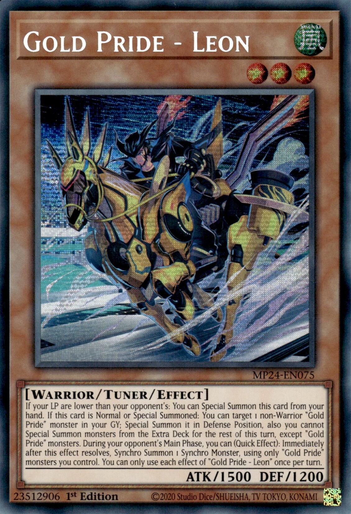 yugioh gold pride cards Gold Pride - That Came Out of Nowhere! - Cyberstorm Access