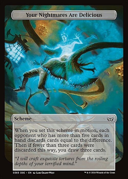 Your Nightmares Are Delicious Card Front