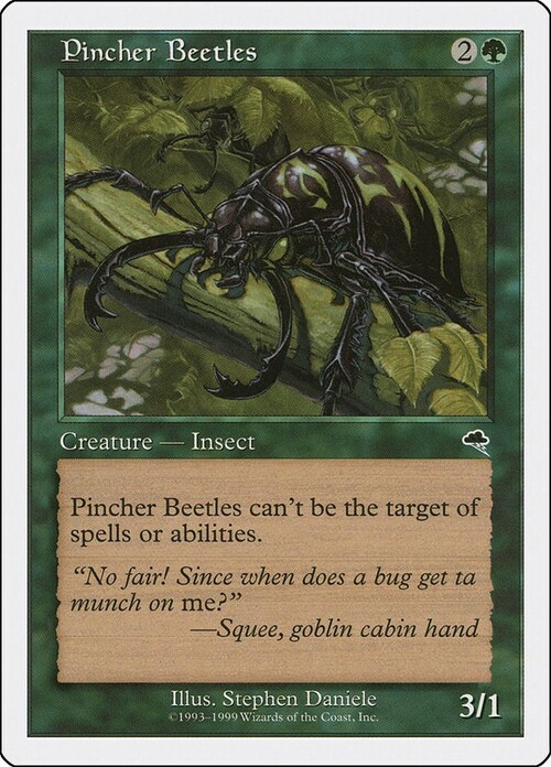 Pincher Beetles Card Front