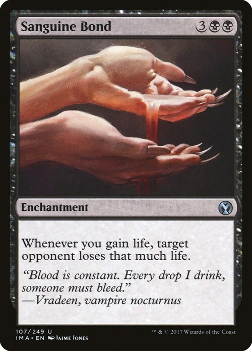 Sanguine Bond Card Front