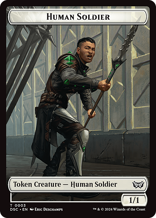 Human Soldier // Scarecrow Card Front