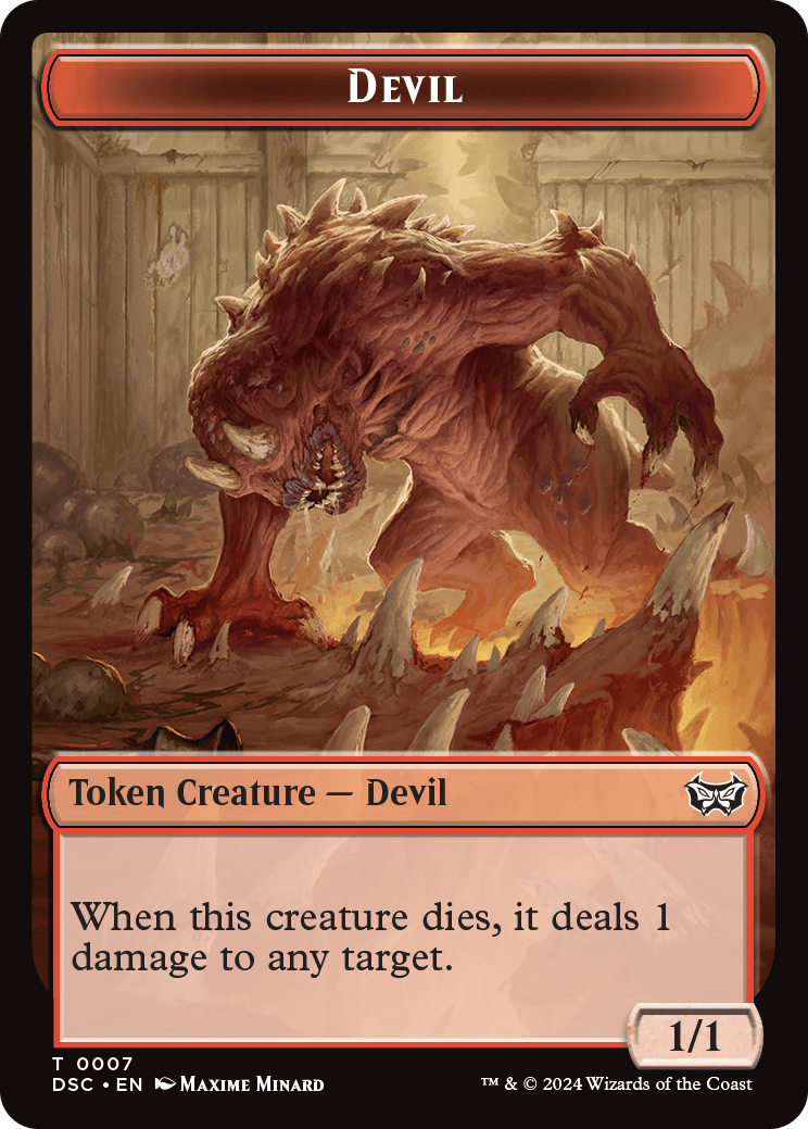 Devil // Scarecrow Commander: Duskmourn House of Horror | Magic | CardTrader