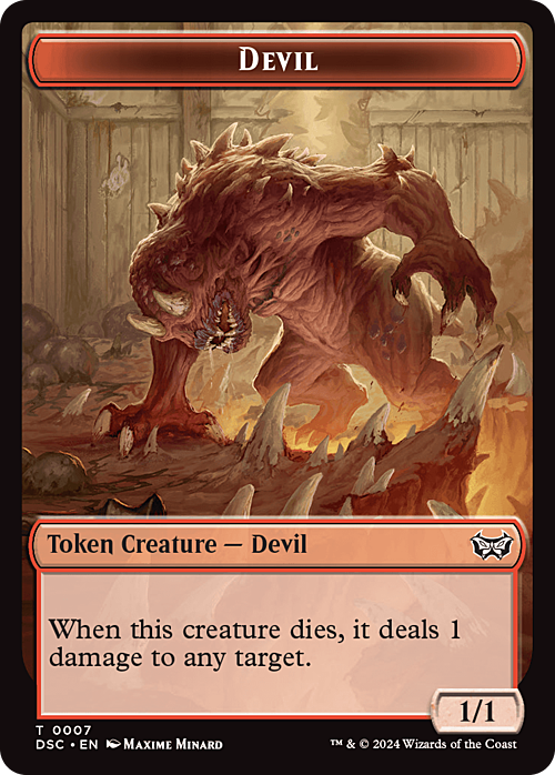 Devil // Scarecrow Card Front