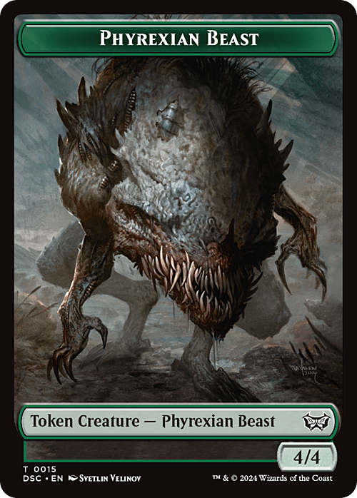 Phyrexian Beast // Manifest Card Front