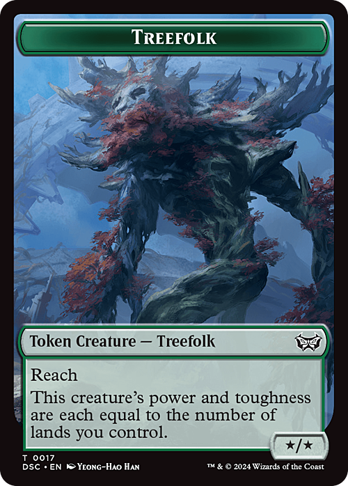 Treefolk // Spider Card Front