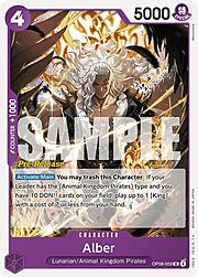 Alber · Pre-Release Stamp OP08-059