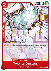 Twenty Doctors · Pre-Release Stamp OP08-003