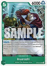 Inuarashi · Pre-Release Stamp OP08-022