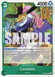 Concelot · Pre-Release Stamp OP08-024