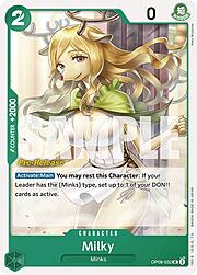 Milky · Pre-Release Stamp OP08-032